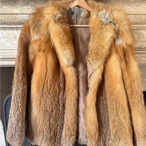 Authentic Fox Fur Coat
